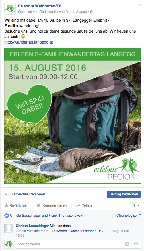 Familienwandertag Langegg